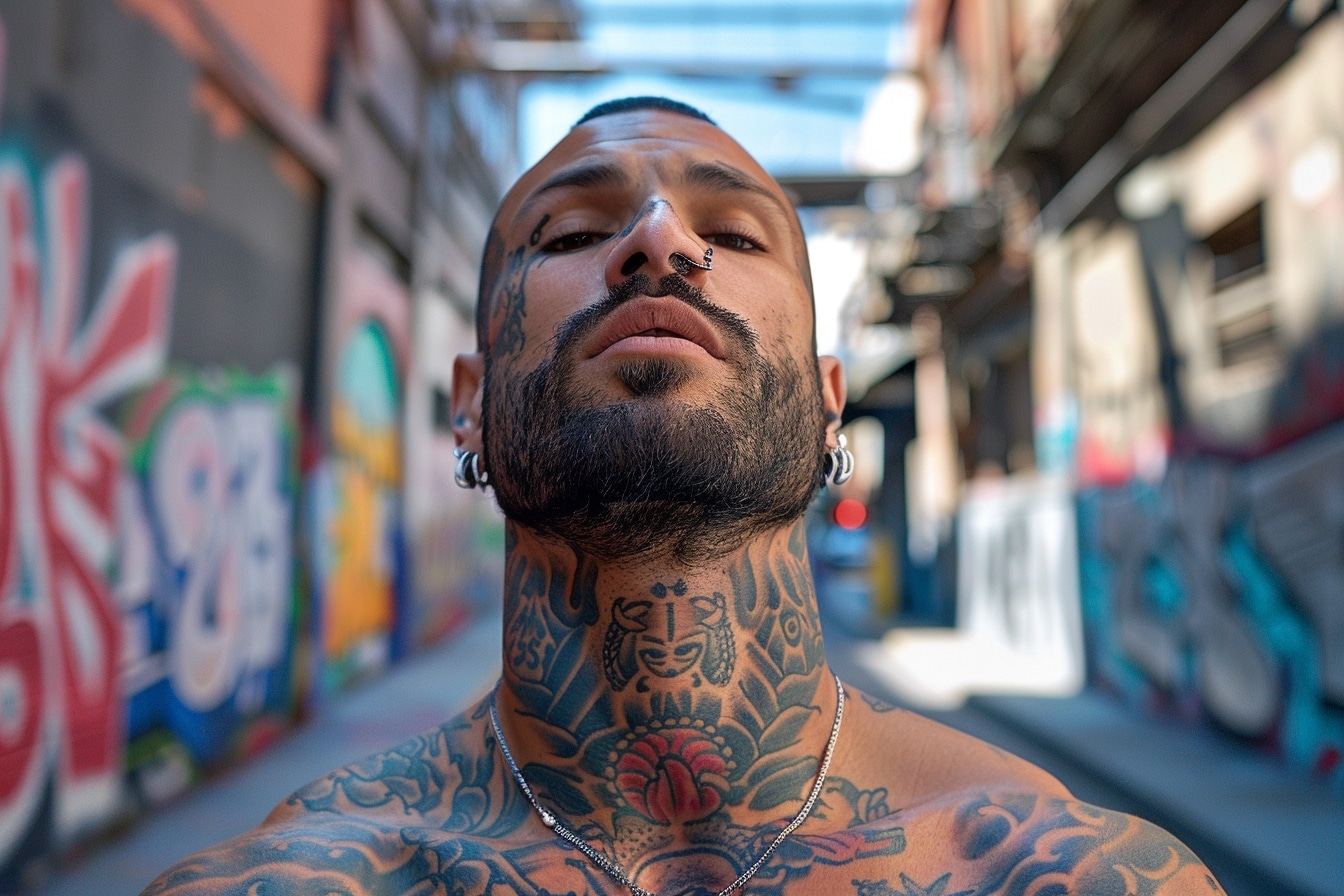 Le tatouage peut-il être considéré comme une expression du cou masculin ?